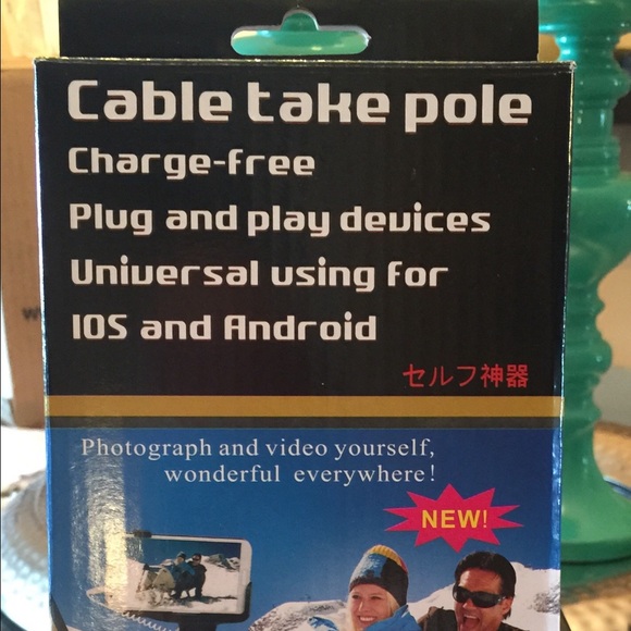 Cable take pole(selfie stick)