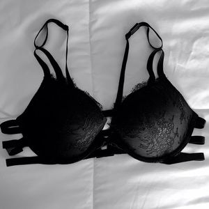 Victoria's Secret Black Lace Bra 36B