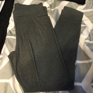 Gray leggings from PINK
