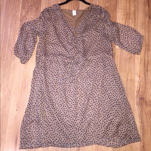 Old navy brown dress with black specks 💜