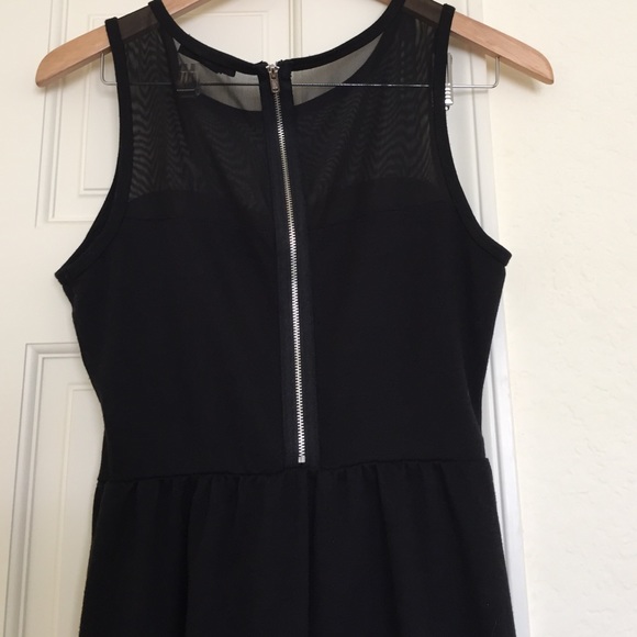 Black dress, mesh cut outs - Picture 3 of 3