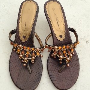 Beverly Feldman thong sandal