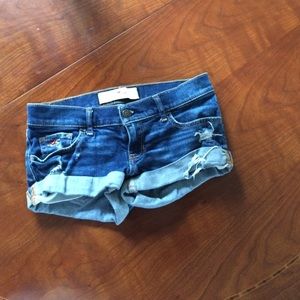 Hollister jean shorts