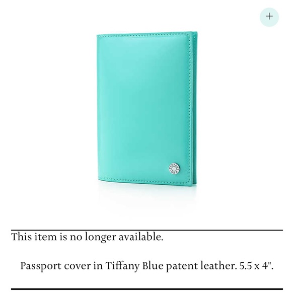 (Hold) Tiffany & Co. Passport Cover