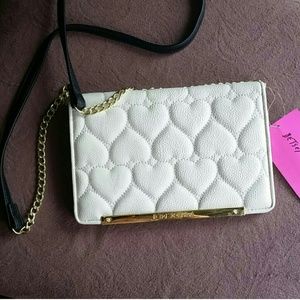 FOR @traceytuggle SALE! Betsey Johnson White Purse