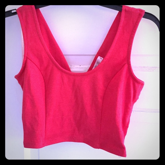 🚫SOLD🚫Hot Pink Crop Top