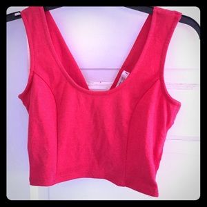 🚫SOLD🚫Hot Pink Crop Top