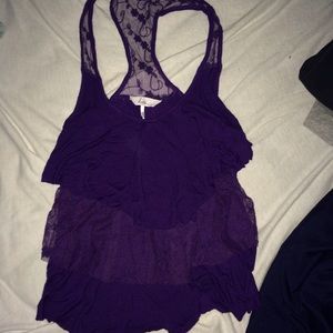 Purple tank top 😈