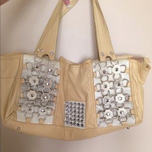 Beige leather Hobo Bag from Buckle