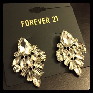 Silver 'Bling' earrings