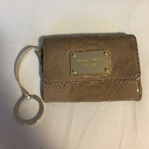 Michael Kors key chain wallet