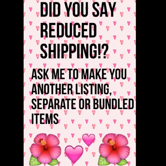 Take advantage of all reduced shippings!