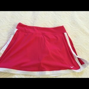 Nike red tennis skirt