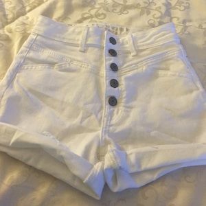 America Eagle High Waisted Shorts