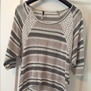 Sheer summer sweater. Perfect for beach night.