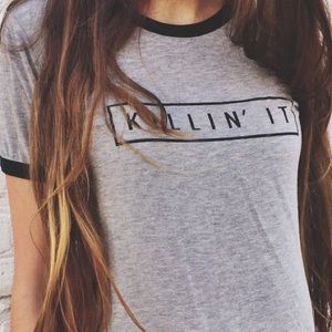 BRANDY MELVILLE "Killin' it" t-shirt
