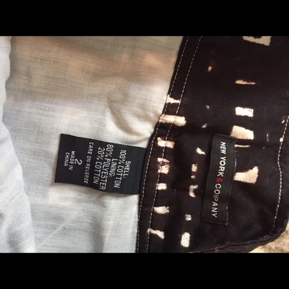 Brown Black and Cream A line Skirt Ny&company - Picture 2 of 2