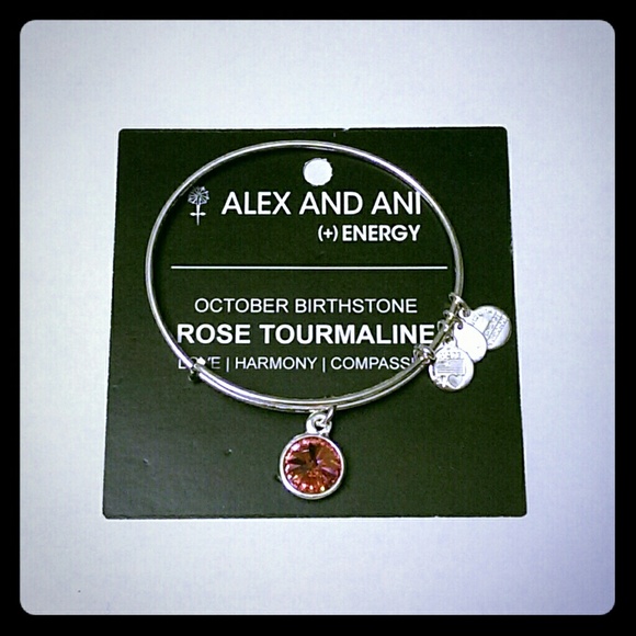 Alex and Ani Jewelry - Alex & Ani October Birthstone Charm Bangle