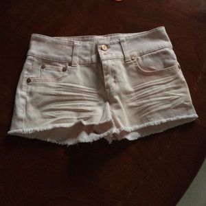 Ligh pink high waist shorts