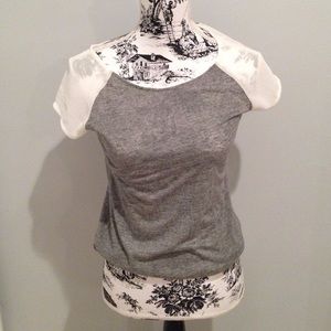 Grey short sleeve