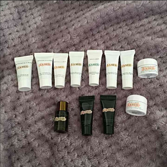 Full La Mer skin care line trial size