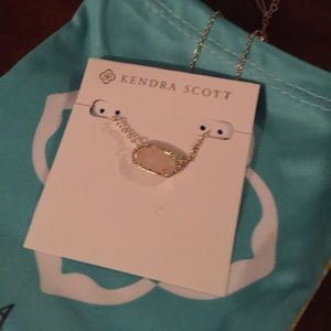 Kendra Scott necklace rose quartz