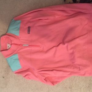 Vineyard Vines pink-aqua pullover