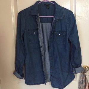 Forever 21 denim shirt