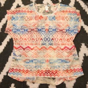 Multiple color blouse.