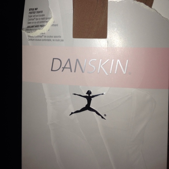 Danskin caramel color dance tights