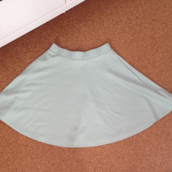 Mint circle skirt