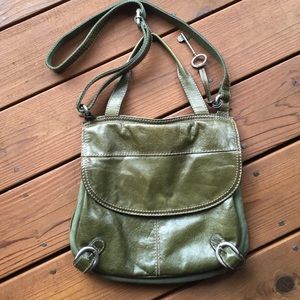 Army Green Fossil Crossbody purse
