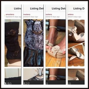 Bundle of shoes and blouse