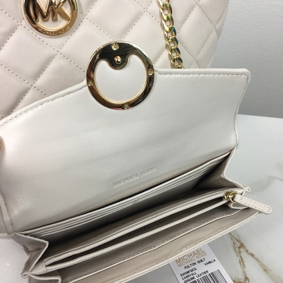 BUNDLE Michael Kors Fulton Quilt Handbag & Wallet - Picture 4 of 4