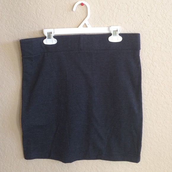 Grey Pencil Skirt