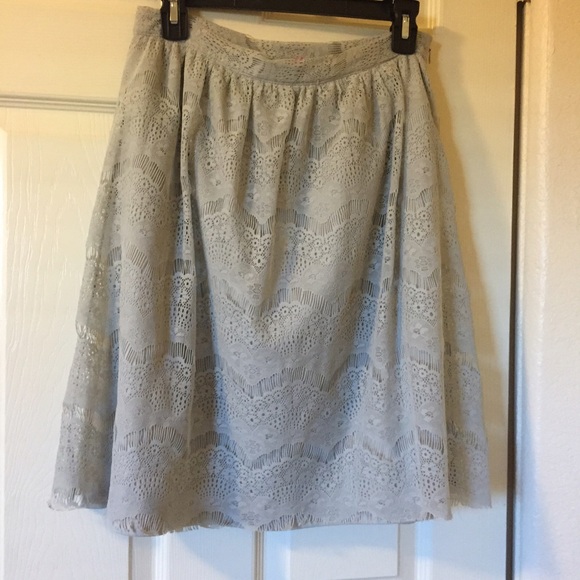 High waist Grey skirt
