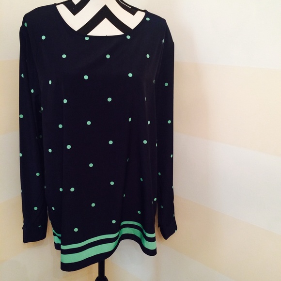 Anthropologie Tops - Gap polka for top