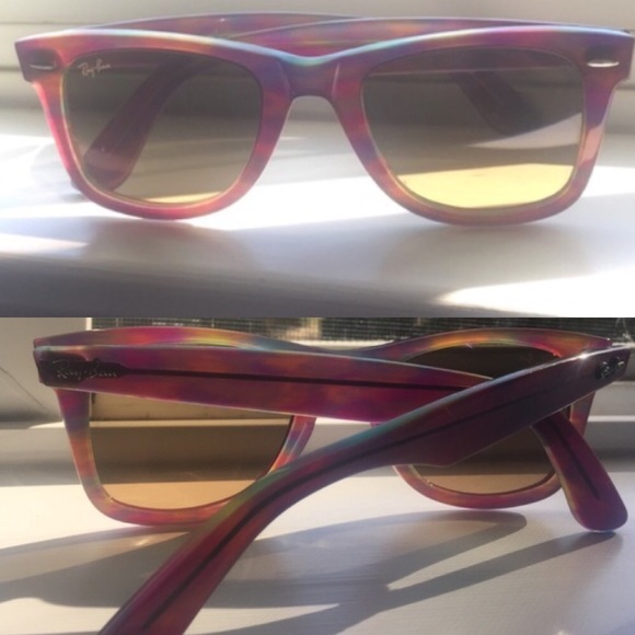 Ray-Ban Accessories - Authentic Purple Rainbow Ray Bans! RARE