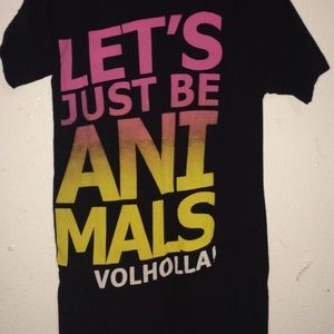 Let's just be animals t shirt