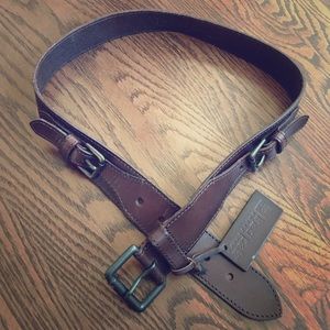 Brand new with tags! Linea Pelle belt in Oxblood.