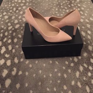 J Crew Everly Blush Suede Pumps New