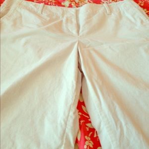 Ann Taylor beige cords, like new.