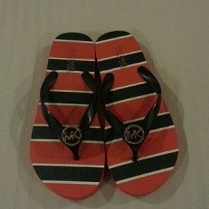 Flip Flop Slippers (a little snuggled on my feet)