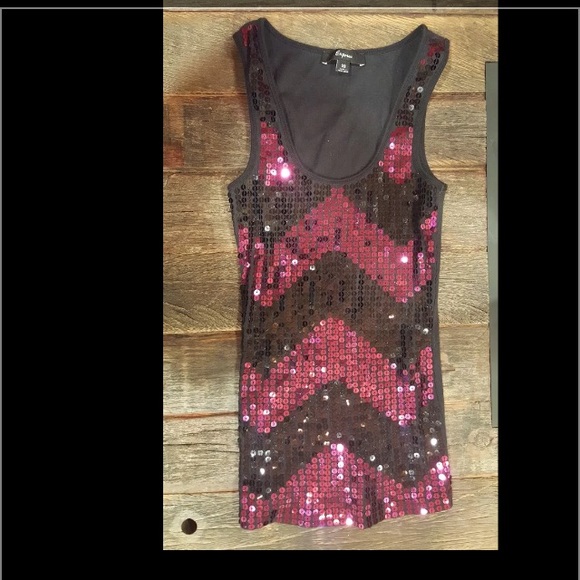 Express sequin tank