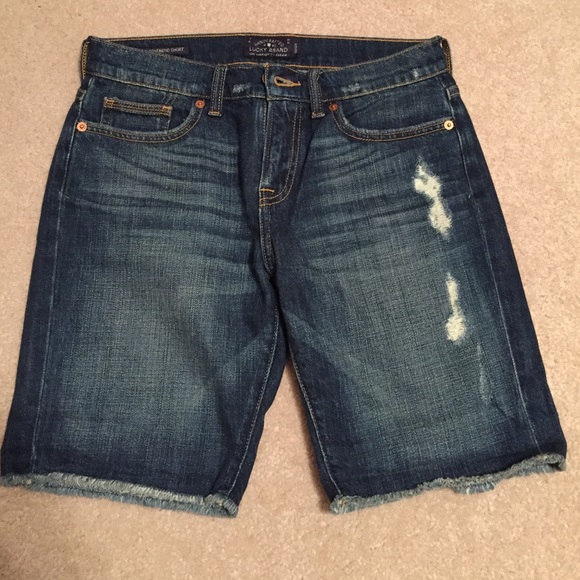 Lucky distressed Bermuda shorts