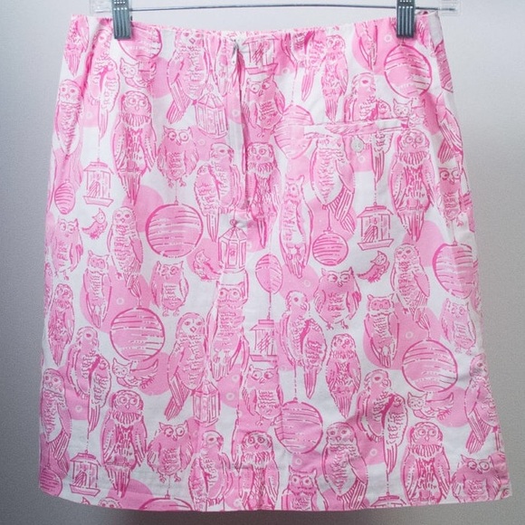 Lilly Pulitzer Glow Night Owl skirt