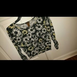 Crop tops! 2 floral prints, 1 aztec