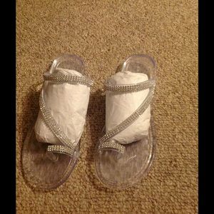 Bamboo jelly sandals