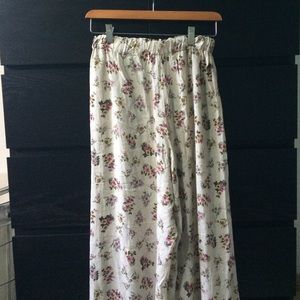 Brandy Melville Floral Aarika Pants