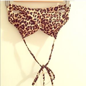 PINK Cheetah Bikini Top